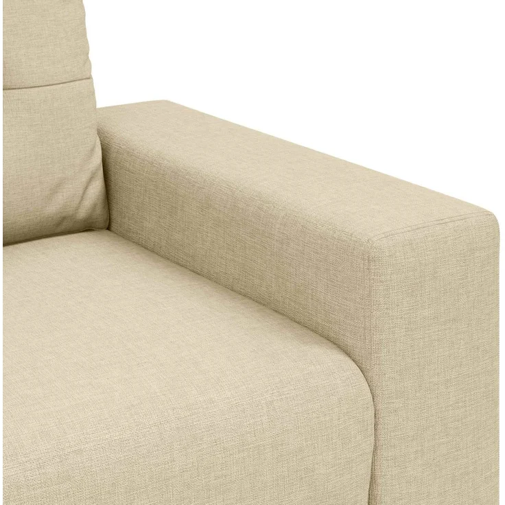 vidaXL 3-Sitzer-Sofa Creme 180 cm Stoff 4105095 – Bild 5