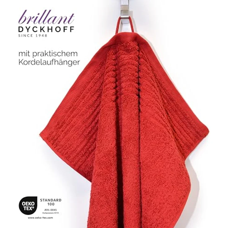 Dyckhoff Handtuch Brillant, (6-St), Gäste-handtuch handtuch bade-tuch – Bild 6