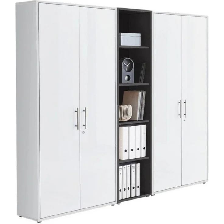 moebel-dich-auf Aktenschrank TABOR 10 (Büroschrank Mehrzweckschrank ideal für DIN A4 Ordner, abschließbar, Metallgriffe) Made in Germany – Bild 1