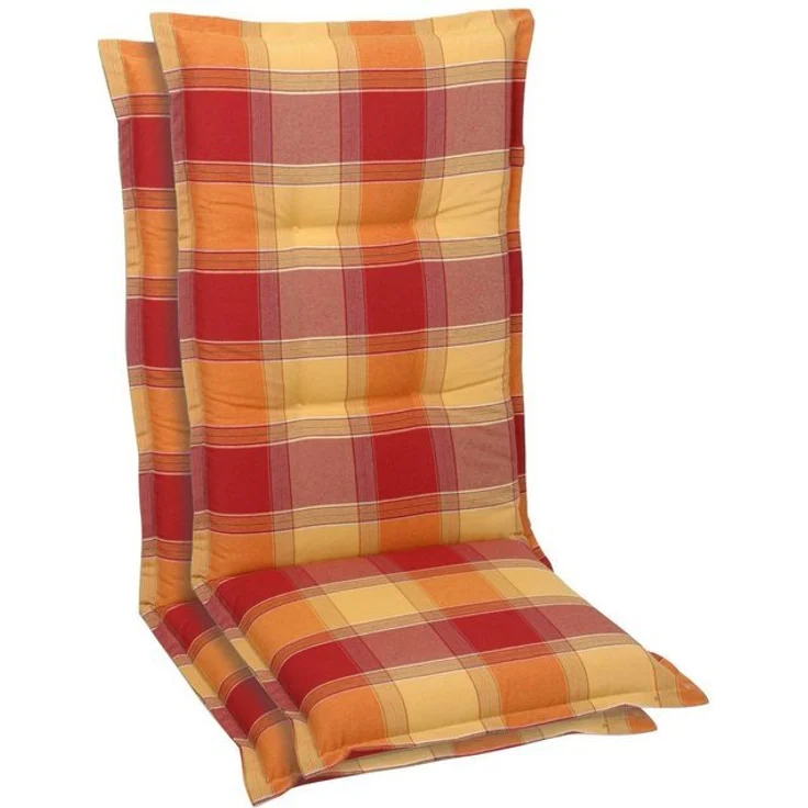 GO-DE Hochlehnerauflage TOPSELLER!, (Set, 2 St, Auflage für Hochlehner, OTTOs Choice), 50 cm x 7 cm x 120 cm – Bild 4
