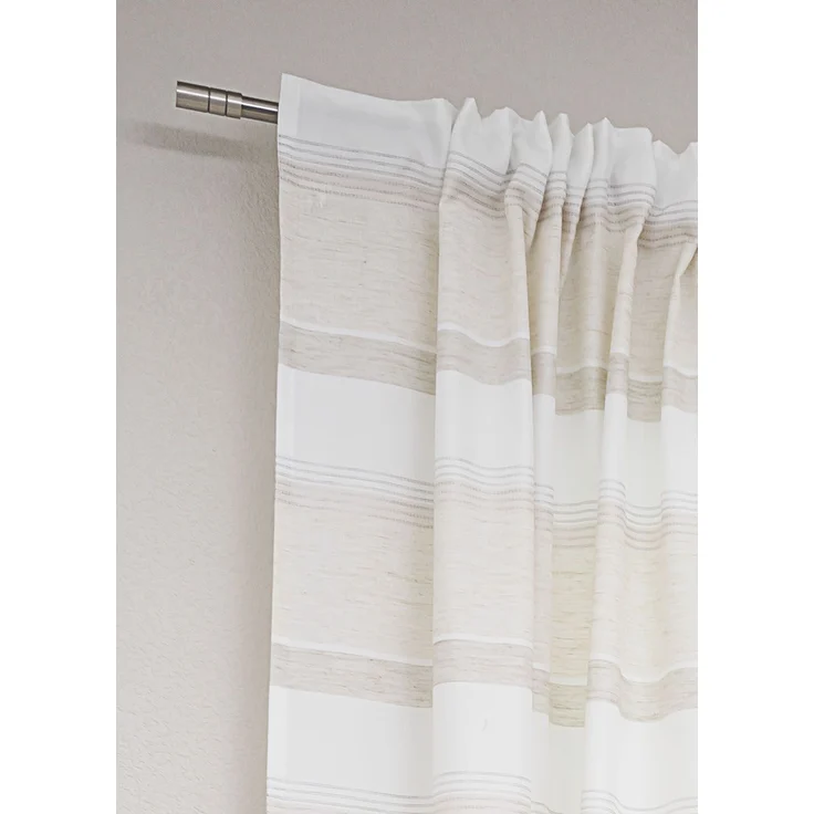 Lysel - Dekoschal Linisa #1W in den Maßen (B x H): 146cm x 245cm in Beige/beige – Bild 3