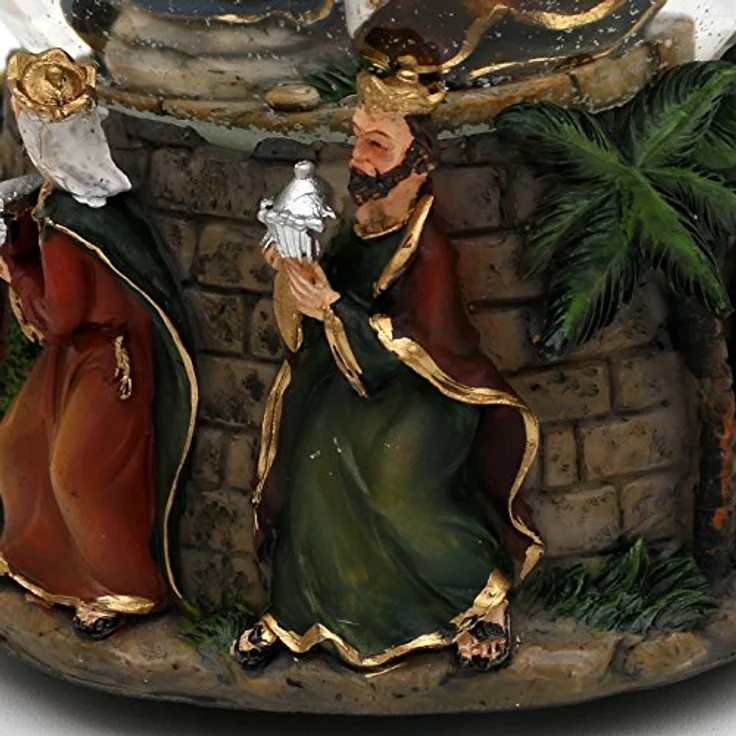 Dekohelden24 Schneekugel Schneekugel, Heilige Familie, mit Sound, Maße H/B/Ø Kugel: ca. 14,5 x (1 St) – Bild 7