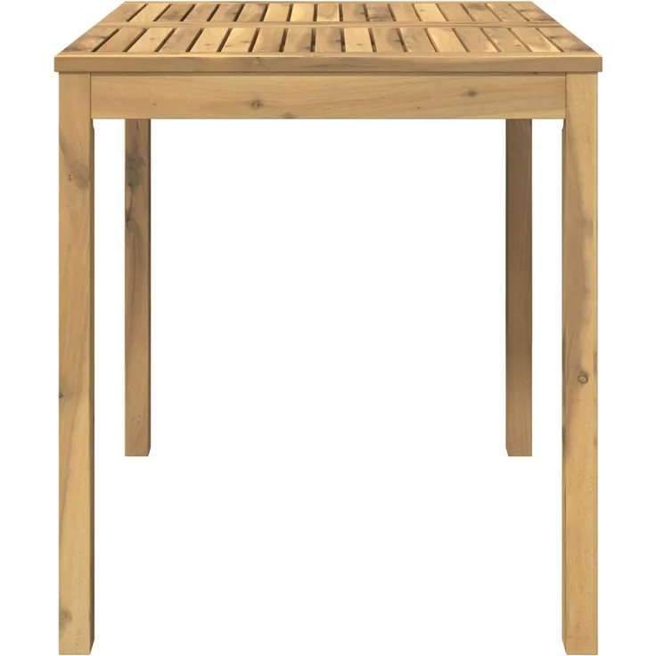 vidaXL Gartentisch LAREN Weiß gewaschen 70 x 68,5 x 75 cm 901710 – Bild 3