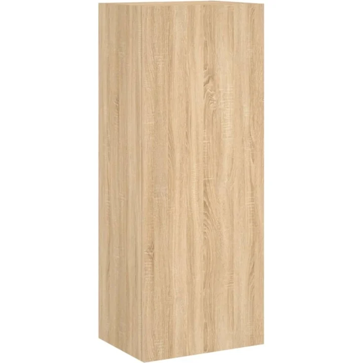 vidaXL 4-tlg. Wohnwand Sonoma-Eiche Holzwerkstoff 3216430 – Bild 5
