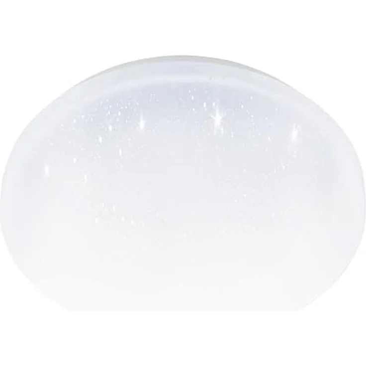 Eglo LED Deckenleuchte Pogliola-E weiß Ø 26 cm mit Kristalleffekt – Bild 1