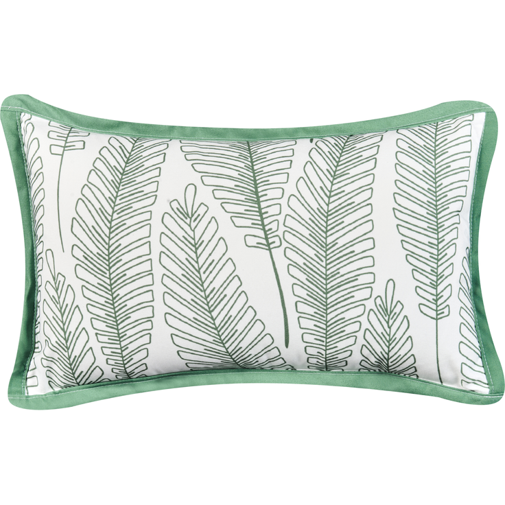 Gartenkissen 2er Set MEADOW Pflanzenmuster 30 x 50 cm Grün – Bild 4