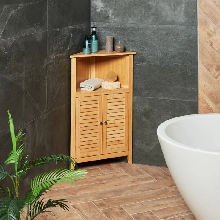 Eckschrank aus Bambus 10046270 – Bild 5