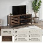 tectake Lowboard TV-Board (TV-Board, Montagematerial, Montageanleitung), Industrial Style