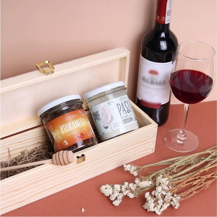 Creative Deco Weinkiste Holzkiste Weinbox für 1 Flasche – Bild 2
