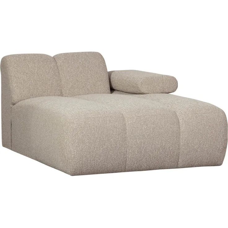 Modulsofa Mojo Boucle Chaiselongue-Rechts, Beige