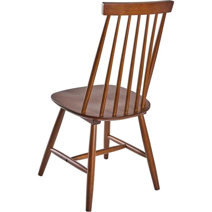 Esszimmerstuhl 2er Set BURBANK Holz Braun – Bild 6