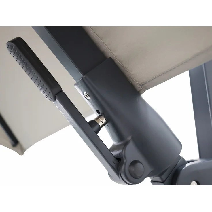 Gardissimo DAVID Alu Ampelschirm 210x210cm Pendelschirm UV50+ – Bild 7