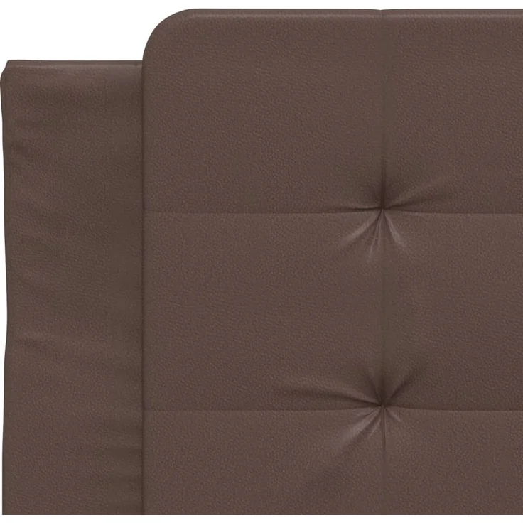 vidaXL Kopfteil-Kissen Braun 80 cm Kunstleder 374831 – Bild 7