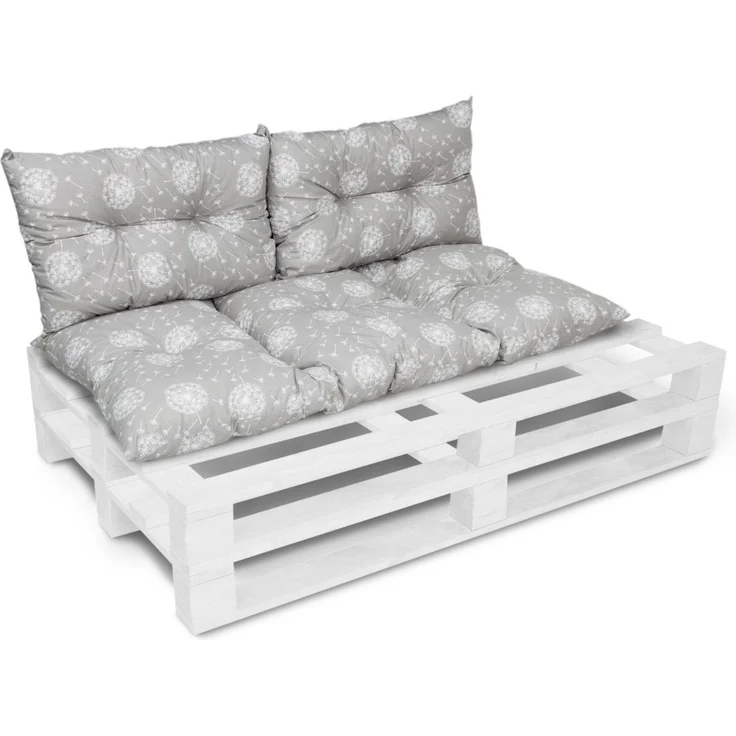 Amilian Stuhlkissen - Bankauflage - Gartenbankauflage - 60x120cm + 2 x 40x60cm, 3er Set - Gartenbankauflage - Pallettensitzkissen - Bankkissen – Bild 1