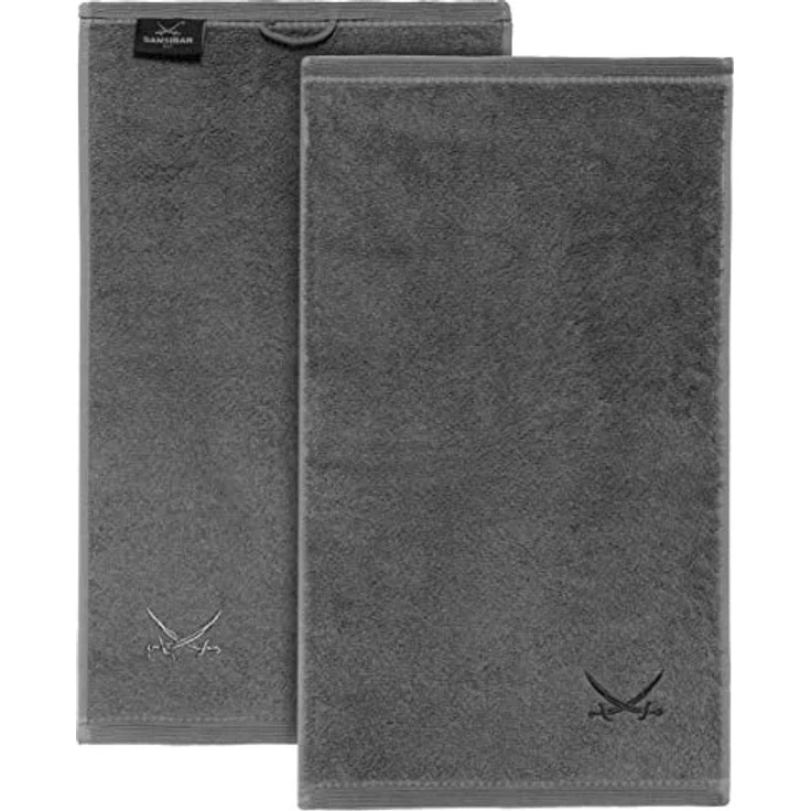 Sansibar Sylt Gästehandtuch Gästetuch SANSIBAR BL 30x50 cm grau – Bild 6