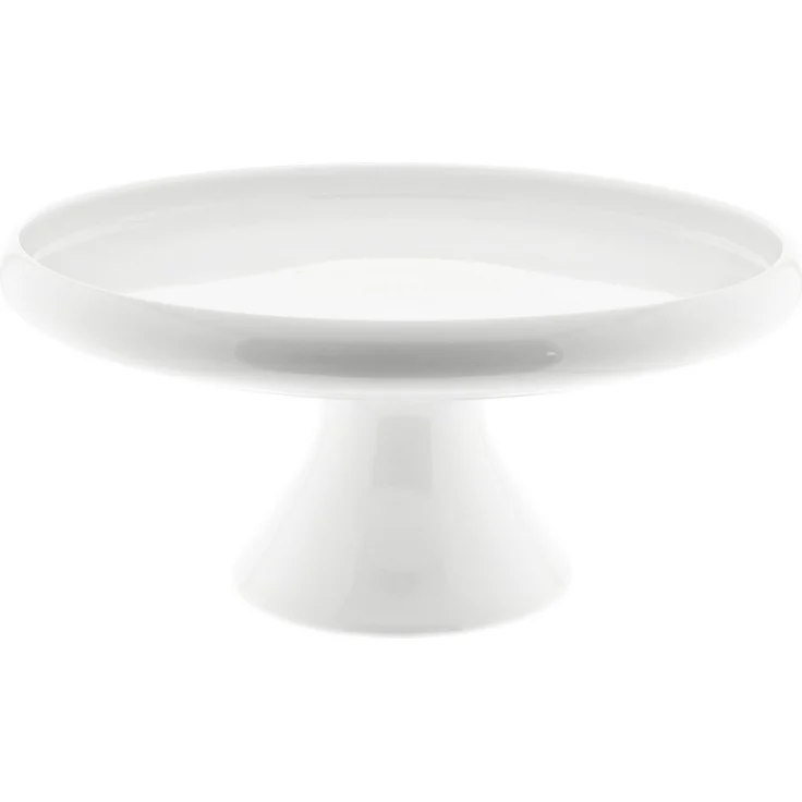 Tortenplatte mit Fuß - Servierplatte für Kuchen & Desserts, 30,5 x 14 cm – Bild 1