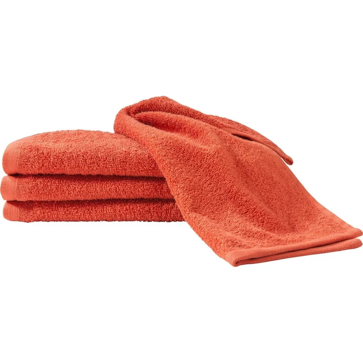 Erwin Müller Gästehandtuch Gästetuch "Ludwigsburg" 4er-Pack, Frottier (4-St), Walk-Frottier Uni – Bild 1