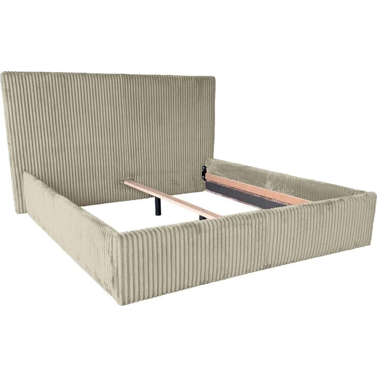 OTTO home Polsterbett AVVRA in der Größe 180x200 cm, mit Breitcord bezogen, wahlweise mit Lattenrost und King-Matratze (28cm) – Bild 3