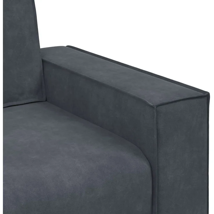 vidaXL 2-Sitzer-Sofa Dunkelgrau 180x78x84 cm Samt 4105021 – Bild 6
