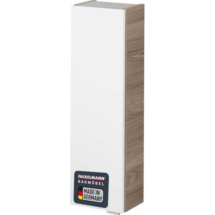 Fackelmann LUXOR Hängeschrank 20 cm, Braun hell/Weiß, links
