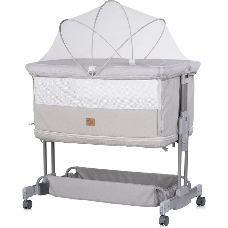 Chipolino Beistellbett Zen 2 in 1 Babybett Schaukelfunktion 7 Höhen Moskitonetz – Bild 1
