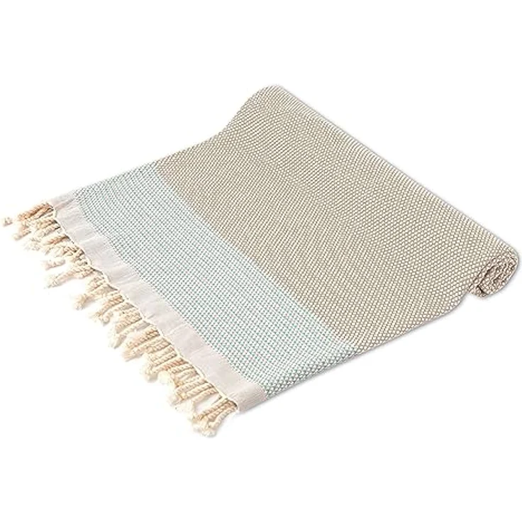 Turquoise Home Strandtuch Breeza XXL Strandtucher 100x200 cm 100% Baumwolle Saunahandtuch, (1-St) – Bild 2