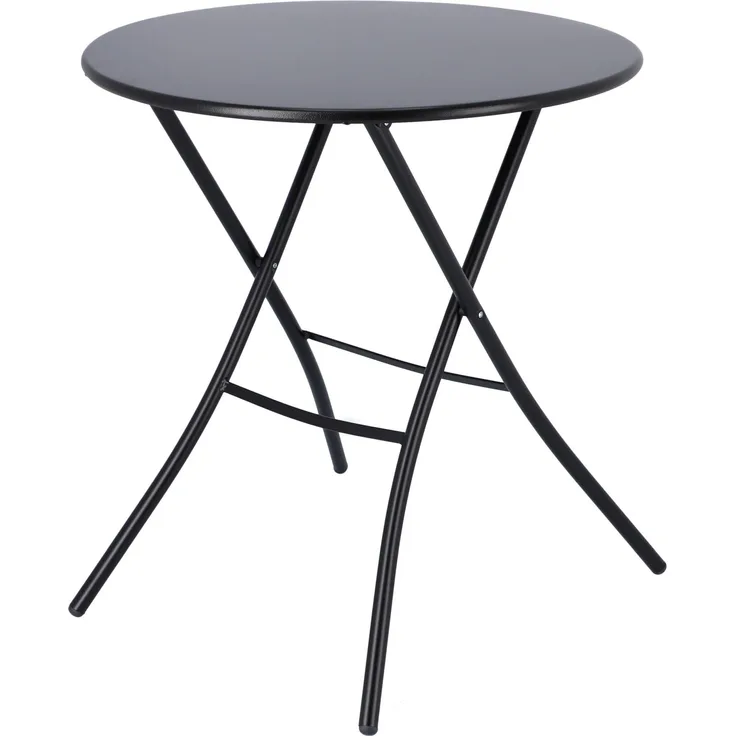 Outdoor Klapptisch Fiam Sirio, rund schwarz
