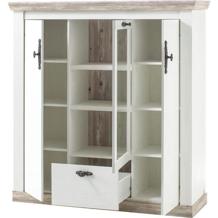 Home affaire Highboard Florenz, im romantischen Landhaus-Look, Breite 140 cm – Bild 2