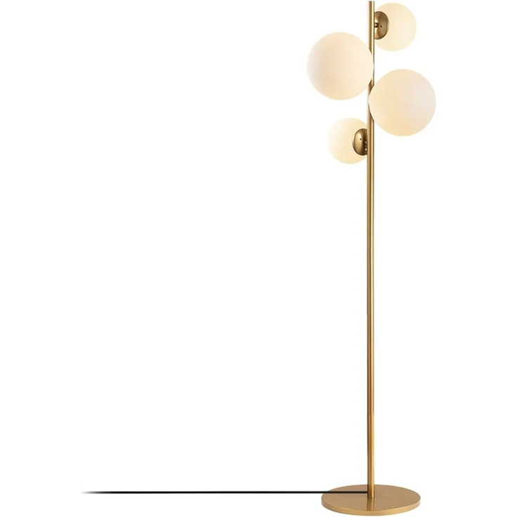 KAWOLA Stehlampe TROPEA 4-flammig Glas gold 162 x 33 x 20 cm – Bild 3