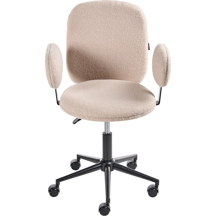 Schreibtischstuhl MORAGA Bouclé Beige – Bild 6