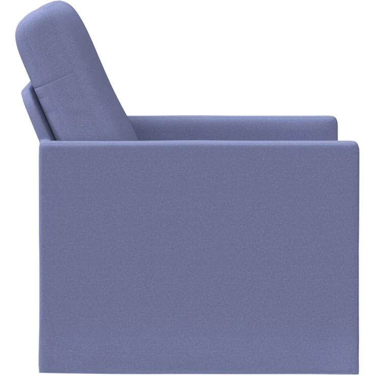 vidaXL Einzelsofa Jeans blau 70 x 81 x 82 cm Stoff 42041019 – Bild 3