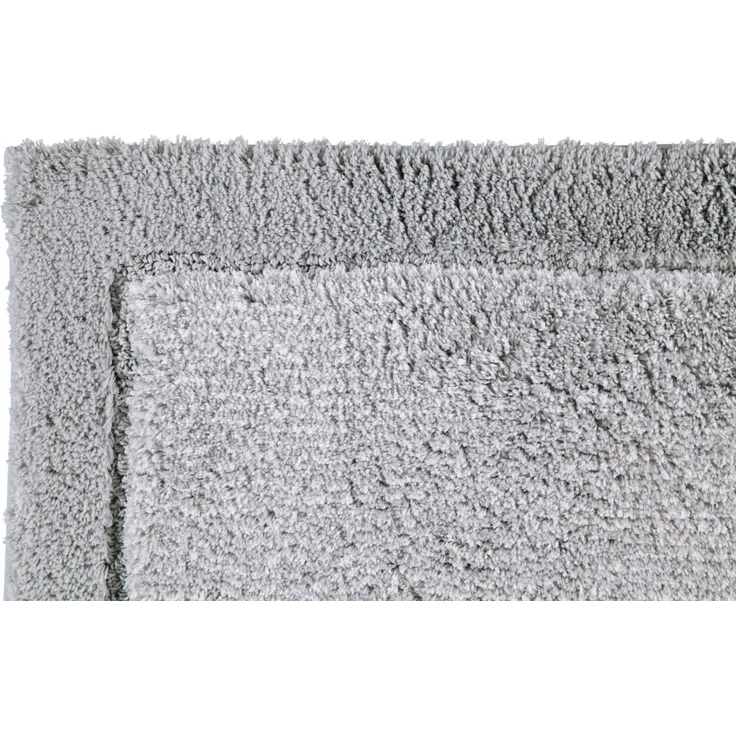 Cawö Badematte platin BL 60x100 cm silber Badteppich Badvorleger Duschvorleger Duschmatte Badeteppich – Bild 3