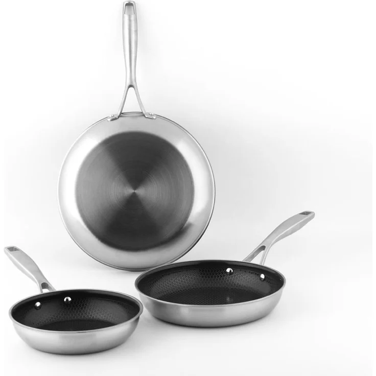 Carl Schmidt Sohn Bratpfanne DURAMAX, Edelstahl rostfrei 18/10, Edelstahl 18/10 (1-tlg), 3-lagig mit Keramik-Beschichtung – Bild 2
