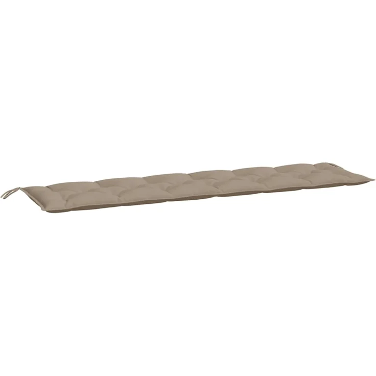 vidaXL Gartenbank-Auflagen 2 Stk. Taupe 200x50x7 cm Oxford-Gewebe 361743 – Bild 3