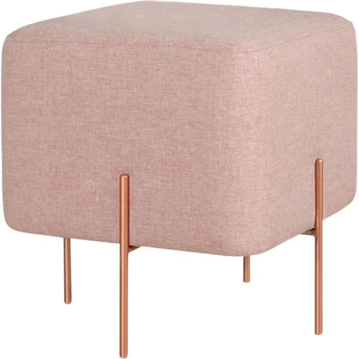 Hanah Home 'Copper 56 - Pink' Pouffe, Rosa, 40 x 42 x 40 cm – Bild 6