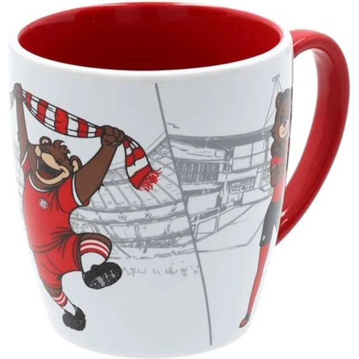 FC Bayern München Tasse FC Bayern München Tasse Berni Weiß I Fußball, Keramik – Bild 4