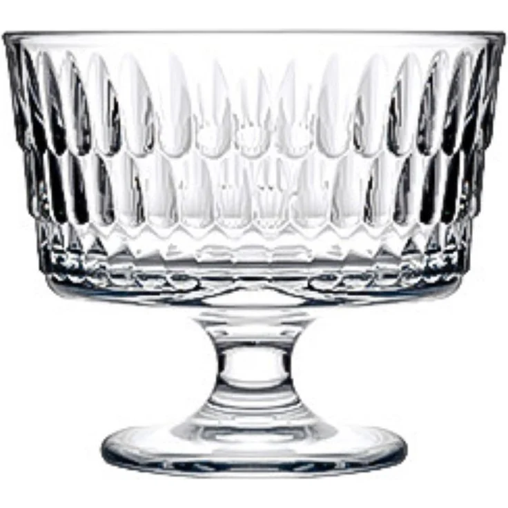 2 Teilige Schale für Eis, Pudding oder Desserts aus Glas Transparent 240 ml – Bild 1