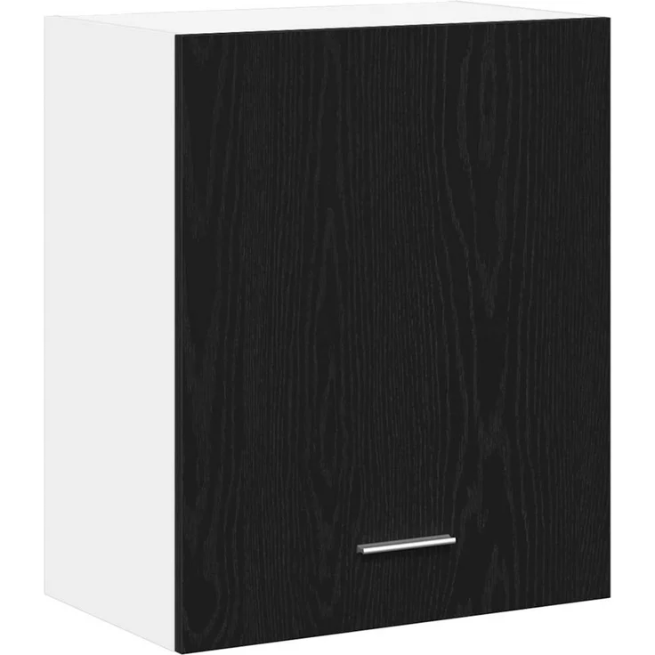 vidaXL Hängeschrank Schwarz Eichen-Optik 50 x 31 x 60 cm Holzwerkstoff 863142 – Bild 2