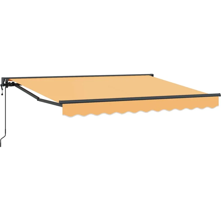 vidaXL Einziehbare Markise Sand 5x3 m Polyester und Aluminium 3426403 – Bild 2