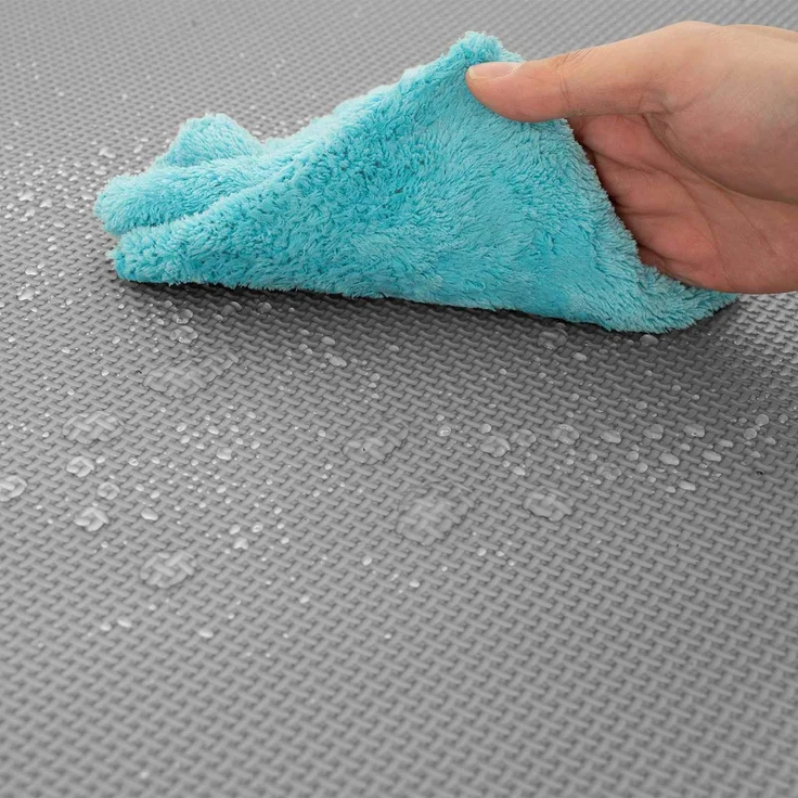 vidaXL Pool Bodenschutzmatte 25 Stk. Ø 292 cm Rund EVA-Schaum Grau 42042637 – Bild 7