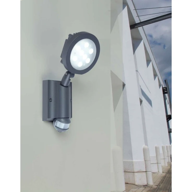 Lutec Nevada Wandlampe Aussenlampe Aussenleuchte LED 6102 S-Pir-Gr – Bild 3