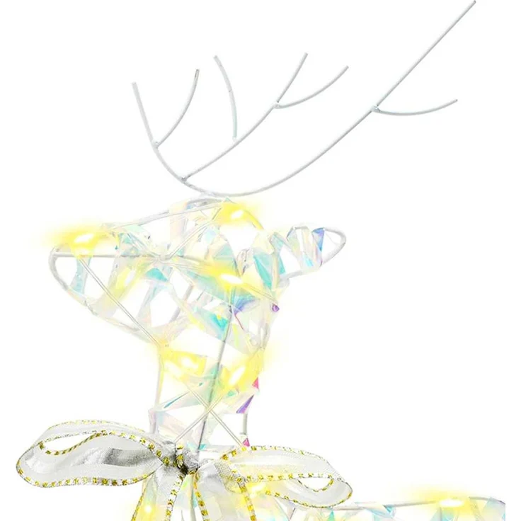 vidaXL Weihnachtsrentier 2 stk. 40 LEDs Warmes Weiß 42019144 – Bild 6