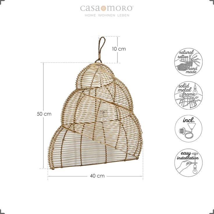Rattan Lampe Mamuju – Bild 18