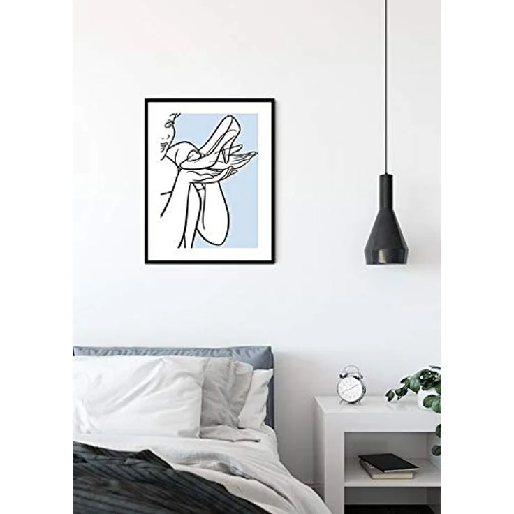 Komar Disney Wandbild Cinderella Glass Shoe, Kunstdruck 40x50cm (ohne Rahmen), Hochwertiger Fotodruck auf seidenmattem, lichtbeständigen Papier – Bild 3