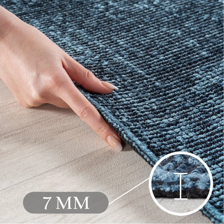 Carpettex Veloursteppich Boho Design, Läufer, Höhe: 7 mm, Baumwolle, Waschbarer Teppich, Boho-Stil, Wohnzimmer, Schlafzimmer – Bild 2