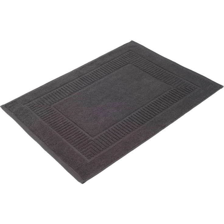 Gözze Badematte BIO Frottier, Höhe 7 mm, beidseitig nutzbar, fußbodenheizungsgeeignet, Baumwolle (Bio-Baumwolle), rechteckig, Badvorleger, Frottier-Qualität, mit Bordüre – Bild 1