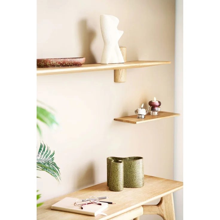 House Nordic Vase, Keramik, Wald-Nachtgrün, 14,5x19x14,5 cm – Bild 6