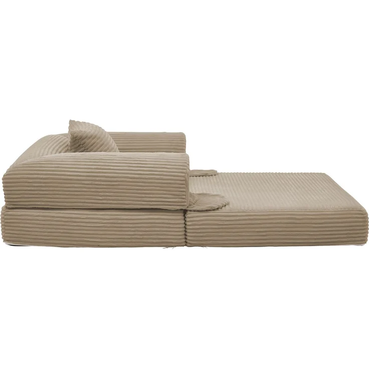 ZUBALIYA SchlafSofa mit Cordbezug, mit Schaumstoffpolsterung, ohne aufwendige Montage, für Wohnzimmer und Apartments – Bild 13
