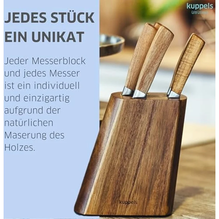 Kuppels WOOD Messerblock 5-teilig – Bild 6