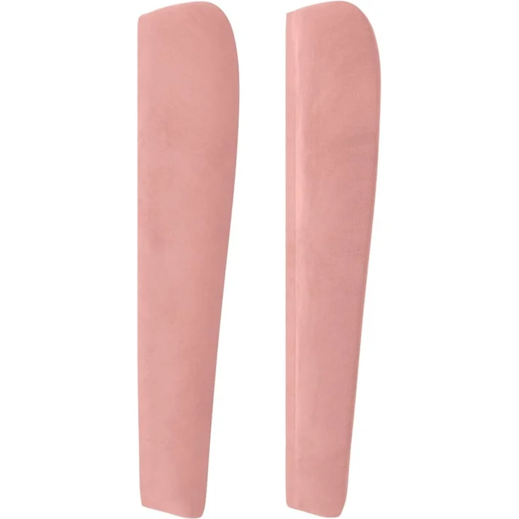 vidaXL Kopfteil mit Ohren Rosa 103 x 23 x 118/128 cm Samt 3118437 – Bild 4